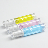 Flacon pompe sans air Keyo, mini flacon sans air 5ml 10ml, échantillon de voyage, sérum pour soins de la peau, flacon sans air rechargeable pour soins de la peau
