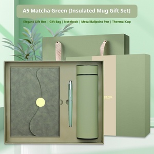 Coffret Cadeau de Luxe Personnalisable <span class=keywords><strong>pour</strong></span> Promotion d'Entreprise - Carnet, Tasse Thermos, <span class=keywords><strong>Stylo</strong></span>, Bouteille - Boîte Cadeau - Product Image 5
