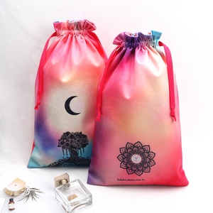 Bán Buôn Kỹ Thuật Số In Nhung Tarot Mặt Trời Wicca Oracle Thẻ Túi Sang Trọng Lưu Trữ Pouch Quà Tặng Dây Kéo Đồ Trang Sức Xúc Xắc Túi Nhung - Product Image 1