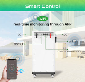 ชุดแบตเตอรี่ GSL Energy Lifepo4 48v 51.2V 400ah 20kWh Powerwall สำหรับเก็บพลังงานแสงอาทิตย์ภายในบ้าน แบตเตอรี่ลิเธียมไอออน พร้อมหน้าจอสัมผัส AI - Product Image 3
