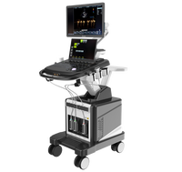 Échographe Doppler Couleur Vétérinaire T9-VET sur Chariot, Double Écran, Scanner d'Échographie Animale pour Chiens, Chats et Animaux de Compagnie (Cardiaque)