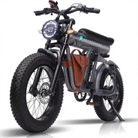 Vélo électrique SMARTRAVEL avec moteur sans balais 1200W, batterie lithium amovible 48V 20Ah, 45 km/h, 6 vitesses, cadre en aluminium, vélo de montagne électrique