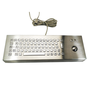 Deadskull Keyboard logam kontrol industri baja tahan karat buatan pabrik antarmuka USB kualitas tinggi Cherry untuk Desktop - Product Image 3