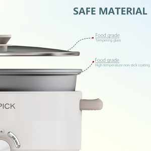 Bán Buôn Xách Tay Vòng 4L 5L Nồi Điện Khỏe Mạnh Nhà Bếp Không Dính Nồi Thiết Bị Điện Lẩu Cho Ký Túc Xá - Product Image 5