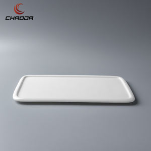 Multi-Size 10/12/14/16 Inch Top Choice Banquet Déjeuner Assiette Rectangle Céramique Restaurant Assiette <span class=keywords><strong>Porcelaine</strong></span> - Product Image 4