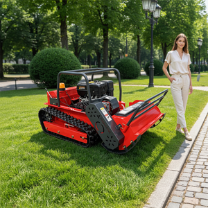 Cortadora de Césped <span class=keywords><strong>a</strong></span> Control Remoto con Motor de Gasolina, Cortadora de Césped con Orugas, Automática, Profesional, para Campos de Golf, Césped Deportivo - Product Image 1