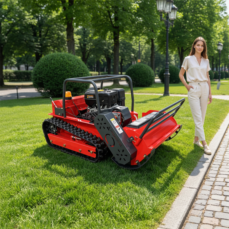 Portable Remote Control Tracked Lawn Mower