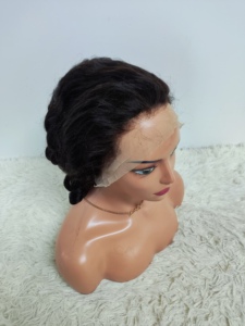 Promoción $33 Big Wave 13x4 Lace Frontal Pelucas de Cabello Humano 100% de 14 Pulgadas Pre-arrancadas con Línea de Cabello Natural, Venta Caliente al por Mayor - Product Image 3