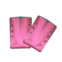 Pochettes personnalisées imprimées mat colorées, sachets anti-odeur en aluminium de qualité alimentaire, fermeture éclair, scellées sur trois côtés, pour cosmétiques et masques faciaux