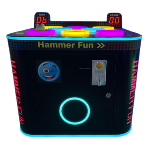 Macchina da <span class=keywords><strong>gioco</strong></span> arcade a martello con gettoni, tipo Whack-a-Mole, per colpire topi e rane, con sistema di riscatto premi - Product Image 1