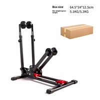Support de présentation vertical réglable pour vélo de route à double barre et vélo de montagne, pliable pour intérieur