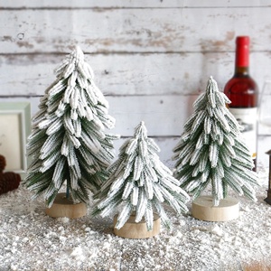 Décorations <span class=keywords><strong>de</strong></span> <span class=keywords><strong>Noël</strong></span> pour le bas <span class=keywords><strong>de</strong></span> sapin en cèdre, floquées, pour DIY - Product Image 2