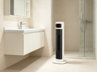 Chauffage d'appoint numérique avec écran tactile, télécommande, 2 niveaux de chauffage, oscillant, portable, électrique, température réglable