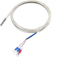 Sensor suhu rtd tahan air 3 kabel 2 kustom pt1000 pt100 probe