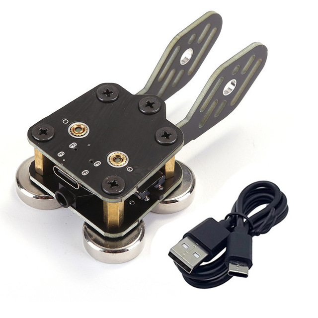 CW Key Automatic Key Trainer Morse Code DIY Double Paddle PCB Key Can Be Connected to Computer Made in China