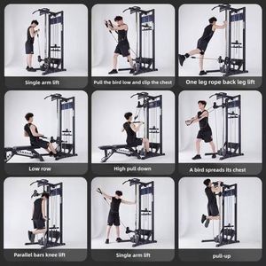 Venta caliente de fábrica comercial multifuncional entrenador Cable Crossover Fitness equipo Crossover Cable máquina cruzada - Product Image 2