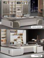 Bureaux de direction au design moderne et luxueux, bureaux en L, bureaux pour conteneurs, tables d'ordinateur