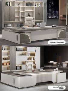 Luxe Modern Design Executive Office Desks L-Vormige Kantoorkantoorcontainer Huisvest Ecritorios Computertafel - Product Image 5