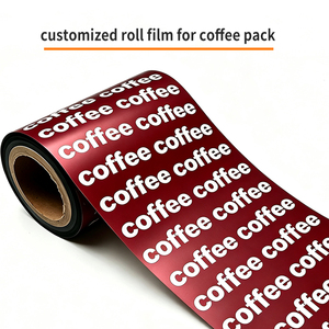 Aluminum Foil Coffee Sachet Packaging Bag Retort Pouch Roll Custom Printed Single Serve Coffee Sleeve - Product Image 2