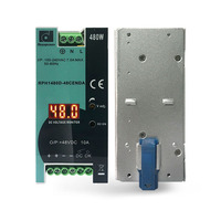 Reignpower 480W 10A 48V affichage numérique alimentation sur Rail DIN 480W puissance de sortie unique 48v alimentation cc alimentation PFC