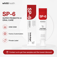 Nouveau dentifrice blanchissant probiotique SP-4 pour nettoyer les dents et rafraîchir l'haleine, dentifrice blanchissant anti-caries