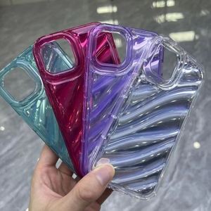 เคสโทรศัพท์แฟชั่นลายคลื่นสีสันสดใสไล่ระดับสีสำหรับ iPhone 14 13 12 11 PRO MAX XS 6 7 8 PLUS - Product Image 6