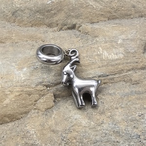 Ciondolo Scorrevole in Corda di Pelle con Grande Gancio, Effetto 3D, Segni Zodiacali Cinesi Vivaci, in Acciaio Inossidabile Personalizzato Yiwu Aceon - Product Image 4