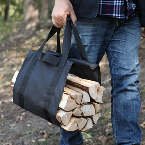 Nuovo prodotto pieghevole porta tronchi per interni ed esterni per caminetto borsa portarog - Product Image 4