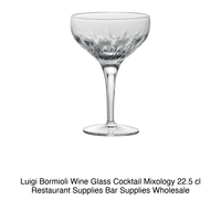 Verre à cocktail Luigi Bormioli Mixology 22,5 cl H 14 cm Ø 9,5 cm