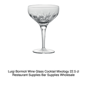 แก้วค็อกเทล Luigi Bormioli Mixology ขนาด 22.5 ซล. สูง 14 ซม. เส้นผ่านศูนย์กลาง 9.5 ซม. - Product Image 2