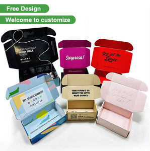 Scatola in Cartone Ondulato Rinforzato con Stampa a Colori su Entrambi i Lati, Personalizzata per E-commerce, Confezione <span class=keywords><strong>Speciale</strong></span> per Candele e Scarpe - Product Image 1