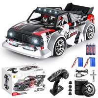Voiture de course RC 4x4 haute vitesse 1/16 30 km/h avec câble USB - Télécommande 4 canaux prête à l'emploi pour les 5 ans et plus