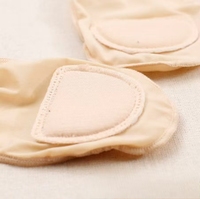Chaussettes fines en soie glacée pour femme, antidérapantes, à demi-paume, tricotées, jetables, pour talons hauts