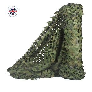 Auscamotek Woodland Camo Netting - 300D Polyester Hunting Blind For Outdoor Camouflage (5x6.5 Feet)
