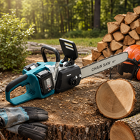 Tronçonneuse sans fil professionnelle Makita sans balais, guide-chaîne de 16 pouces, 25,5 m/s pour la coupe du bois, l'élagage et la préparation de bois de chauffage