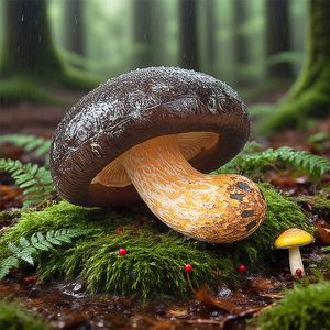 Modelos de simulación de hongos transfronterizos yxs, Pleurotus eryngii auténtico, Doble Abulón, Hongo de la cuerda venenoso, Morchella - Product Image 2