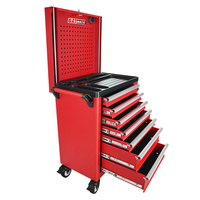 GATmatic, armario con ruedas personalizable, 7 cajones, caja de herramientas general, juego de cajón de herramientas de garaje de metal, Kit de armario con cajones