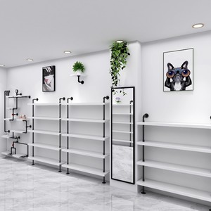 Hiện đại có thể gập lại treo tường Giày Rack hiển thị thuận tiện cho giới thiệu bộ sưu tập giày của bạn cho kiosk hoặc cửa hàng - Product Image 6