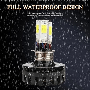 Nhà Máy Cung Cấp 6 Side <span class=keywords><strong>Led</strong></span> Đèn Pha Chuyển Đổi <span class=keywords><strong>Kit</strong></span> H4 <span class=keywords><strong>Led</strong></span> Bulb Ánh Sáng COB Chip 12-24V Cho Xe Máy <span class=keywords><strong>Led</strong></span> Xe Đèn - Product Image 3
