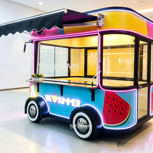 Camion de restauration mobile personnalisé de grande taille pour café et cuisine de rue – Différentes tailles et couleurs pour les entreprises de restauration de rue - Product Image 1