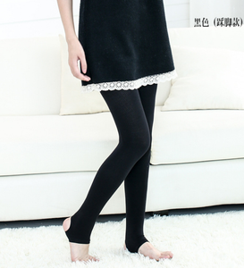 Women's Fashion Winter Outwear Breathable Cotton Knitted <strong>Leggings</strong> with <strong>Stretch</strong> Mid Waist Sweet Style Foot Pants in Stock Cheaper - Product Image 5