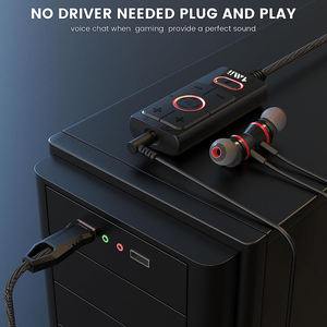 1mii S03 Bên Ngoài USB Âm Thanh Ảo <span class=keywords><strong>Card</strong></span> Âm Thanh Adapter Amp Với <span class=keywords><strong>7</strong></span>.1 Surround Âm Thanh Cho <span class=keywords><strong>Windows</strong></span> Mac OS PS4 - Product Image 4