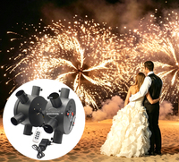 Machine à étincelles froides pyroscéniques sur roues, système de tir d'étincelles froides pour mariages et célébrations du Nouvel An