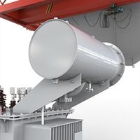 Transformateur immergé dans l'huile Junling électronique triphasé monté sur socle, distribution de puissance 6,3 kV/10 kV vers 400 V Dyn11