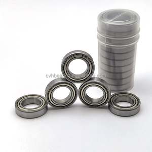 Rodamientos de Precisión de 12 mm 6801ZZ 12x21x5 mm, Rodamiento de Bolas de Ranura Profunda de Alta Velocidad 6801Z 6801RS, Rodamiento para Motocicleta Eléctrica GCr15 - Product Image 1