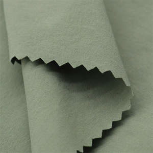 4% Spandex Stretch élastique imperméable extérieur Taslan tissu complet terne Nylon <span class=keywords><strong>veste</strong></span> pour filles mode vêtements de sport - Product Image 5