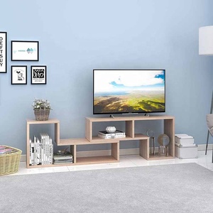 Varie combinazioni 65 pollici <span class=keywords><strong>orizzontale</strong></span> porta tv mobili in legno di quercia - Product Image 6