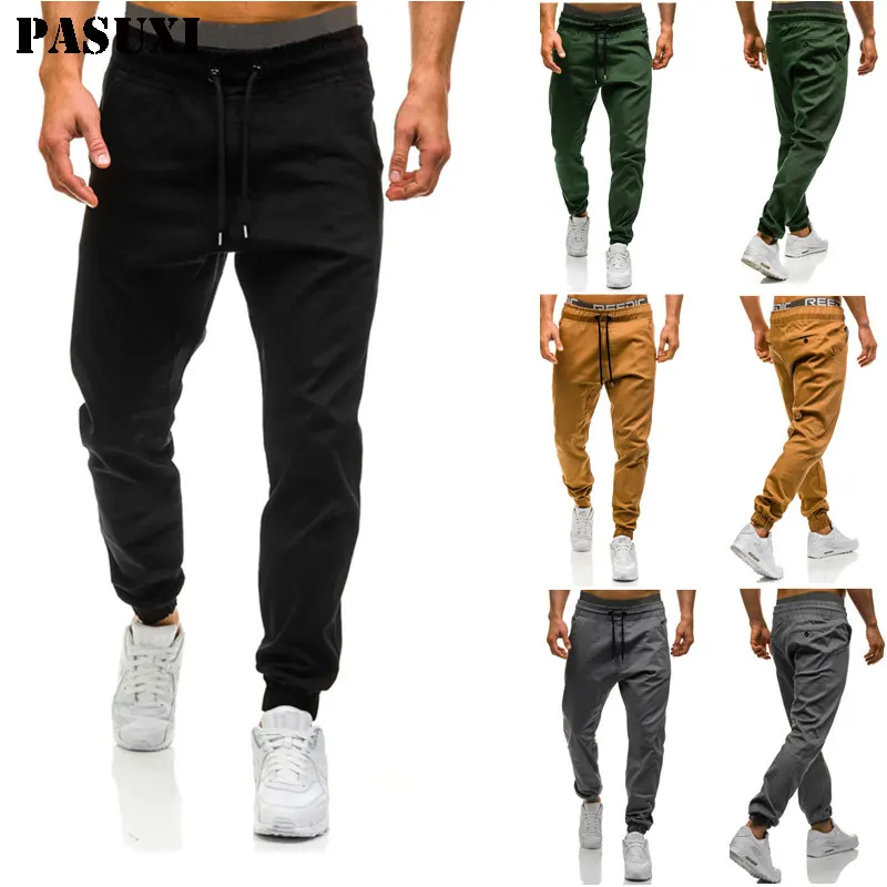 PASUXI – salopette de sport Simple à poches multiples pour homme, pantalon de Camouflage, de Fitness, de course et d'entraînement