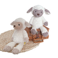 Uyeah CE EN71 OEM/ODM Faible MOQ Vente en gros Jouet en peluche super doux personnalisé, Poupées en peluche mouton blanc au design personnalisé, Cadeau