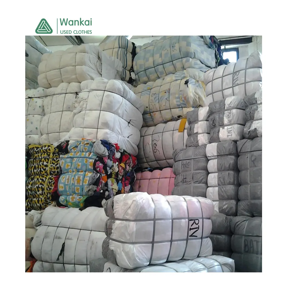 Wankai הלבשה ייצור שני יד בגדי מעורב חבילות, זול מחיר בשימוש בגדי דונג מסחר
